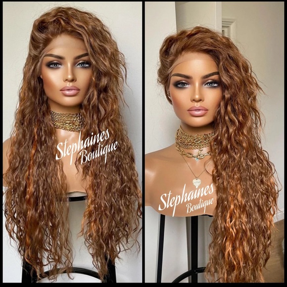 Human Hair Blended Lace Front Wig